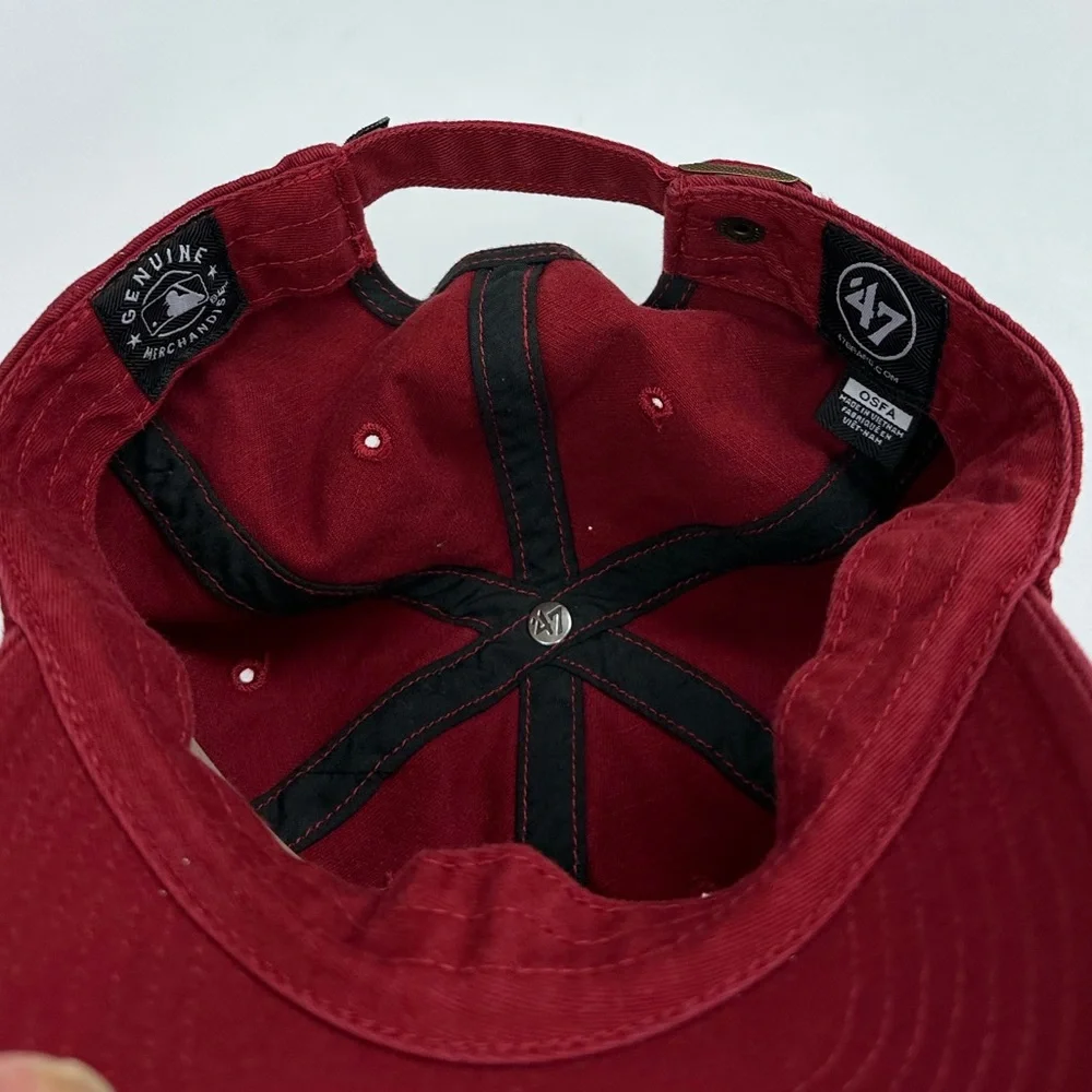 Arizona Diamondbacks MLB Baseball ‘47 StrapBack Dad Hat Red - Picture 6 of 6